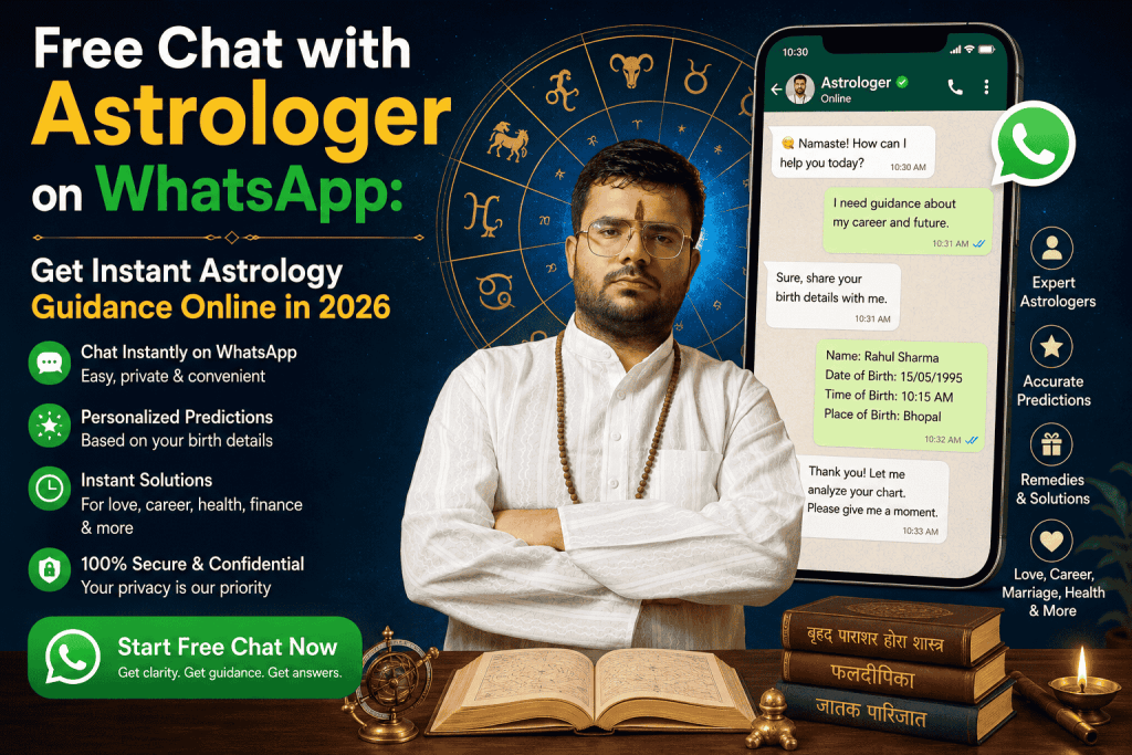 Free Chat with Astrologer on WhatsApp Get Instant Astrology Guidance Online in 2026
